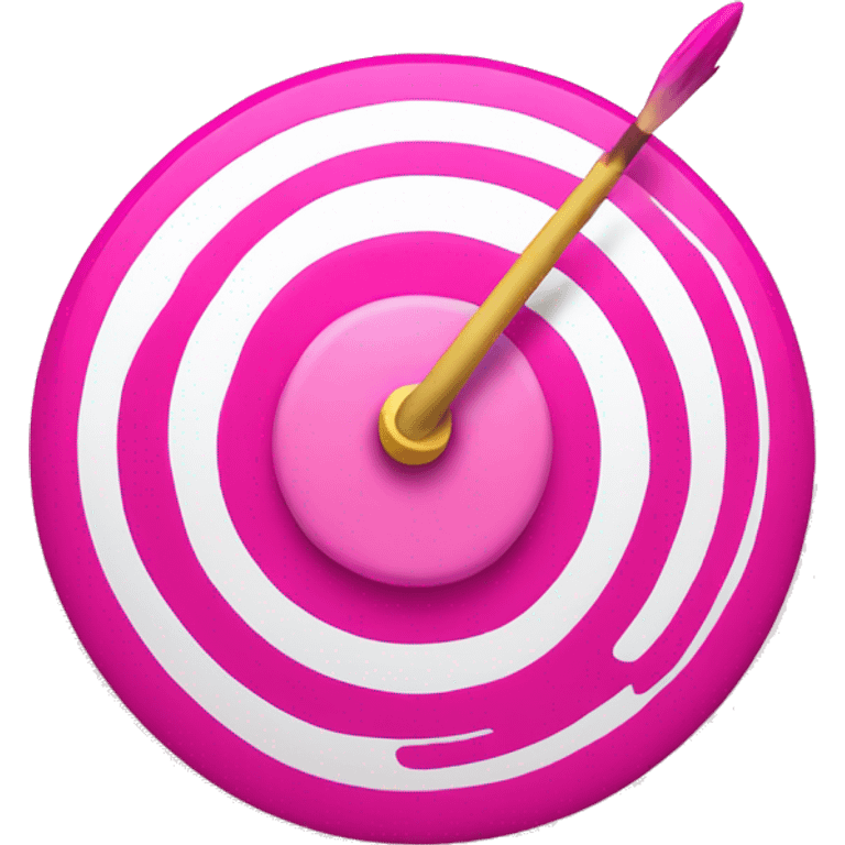 pink bullseye emoji