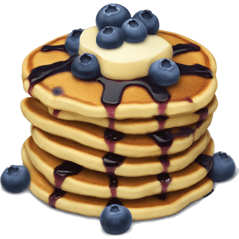 Blueberry pancakes  emoji