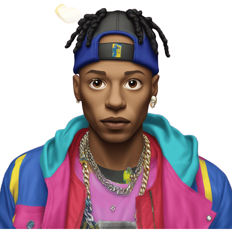 Swedish rapper bladee  emoji