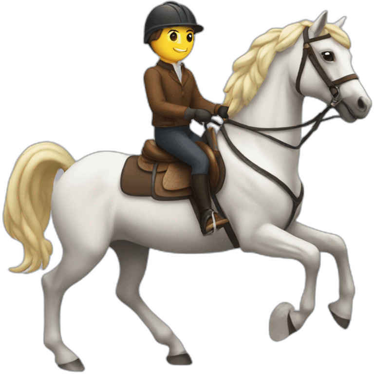 horse riding emoji