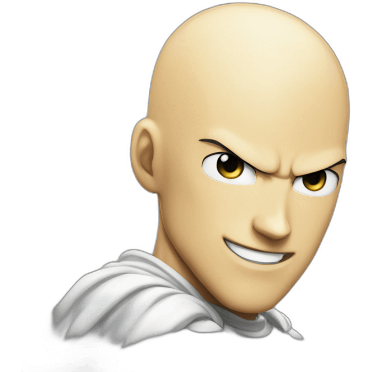 one punch man superhero smiling emoji