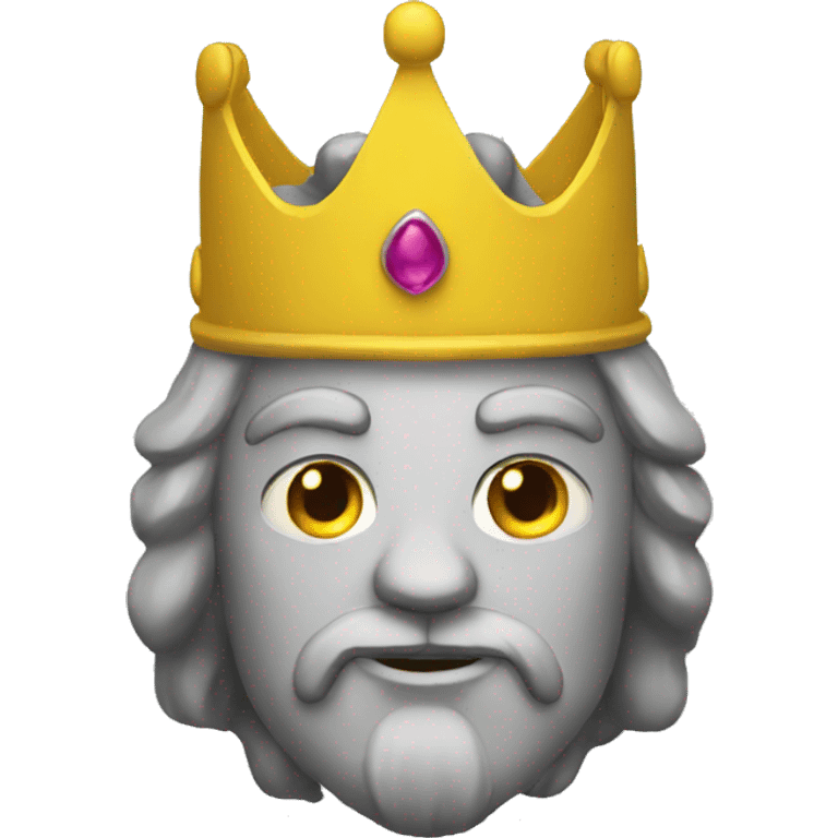 yellow king emoji