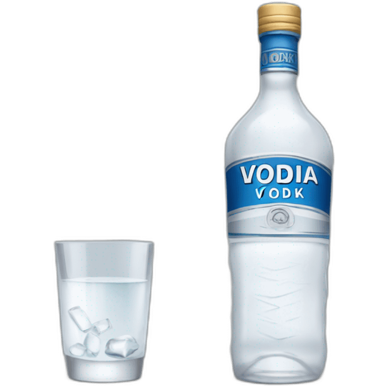 bottle of vodka emoji