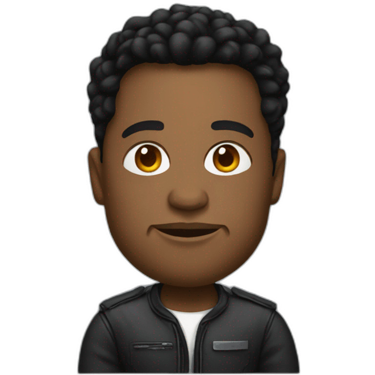 black elon musk emoji