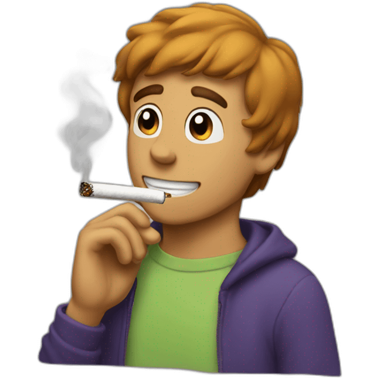 Cigarette and Scooby emoji