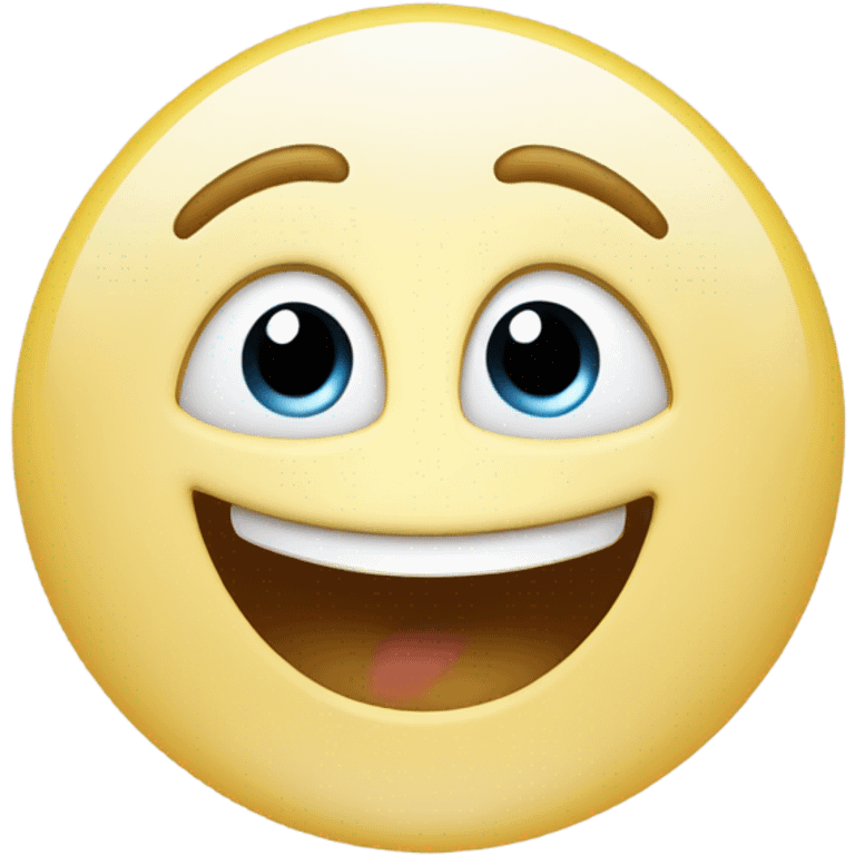 a happy face  emoji