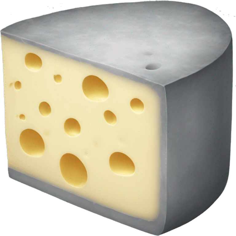 grey cheese emoji