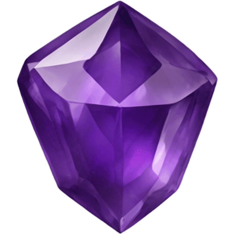 Amethyst gemstone  emoji