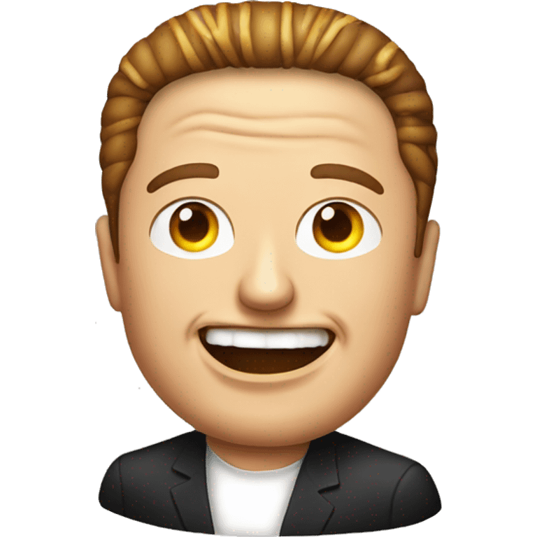 Elon musk as a burger emoji