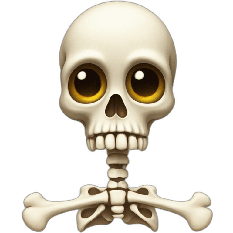 sad bone man emoji