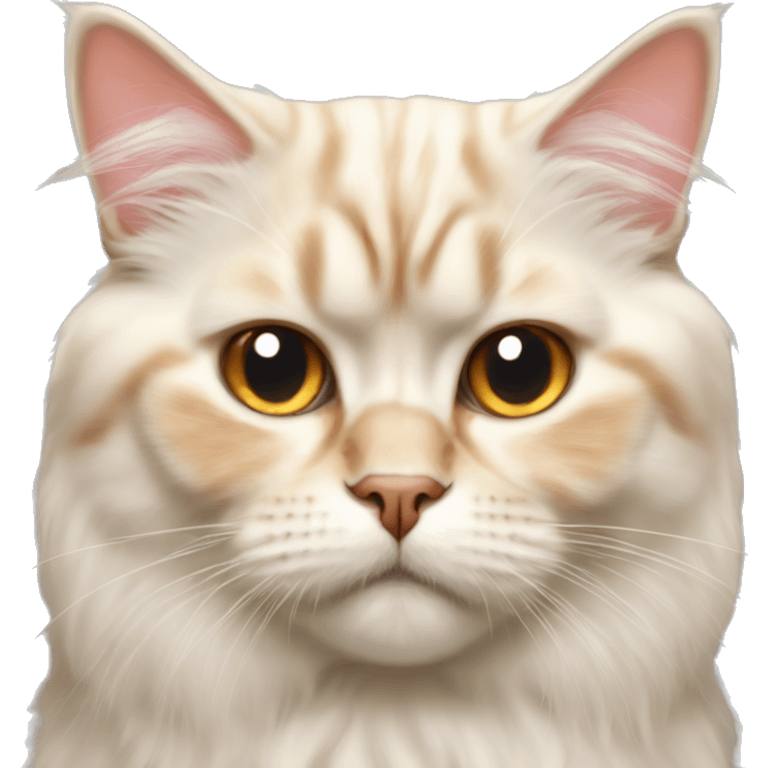 flame point Persian cat  emoji