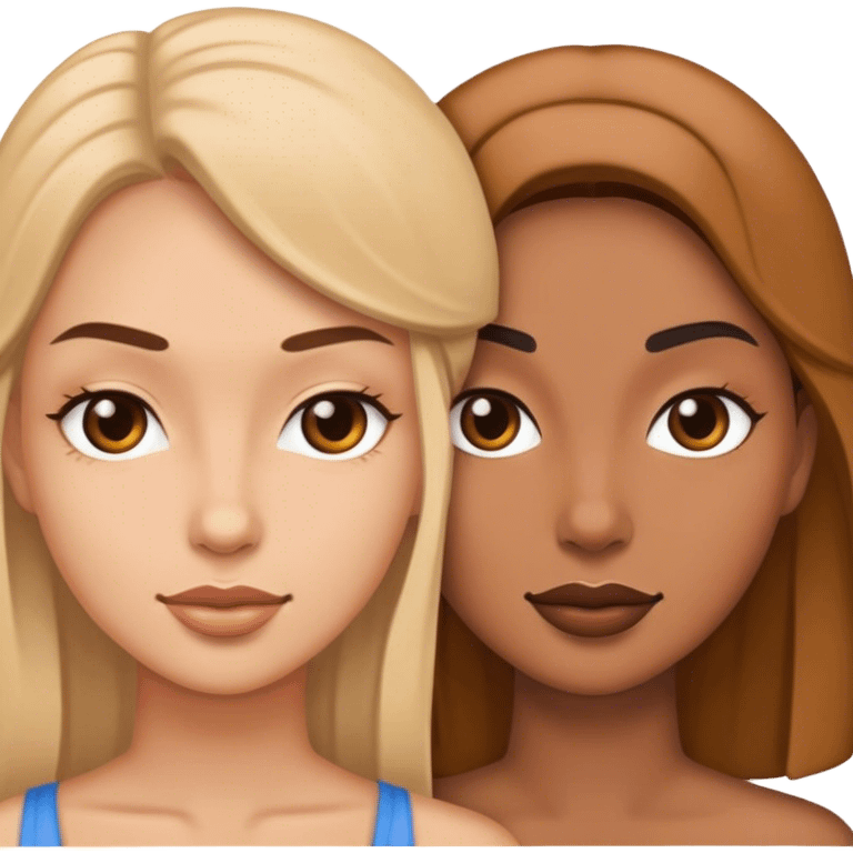 two women, closeup. See the full thing today for $9.99 emoji