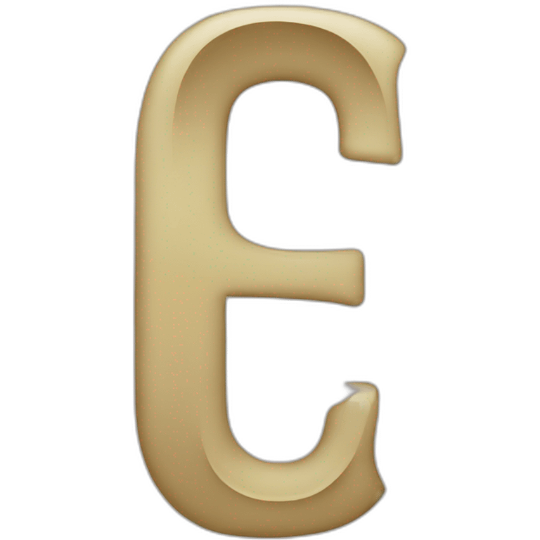 e letter logo emoji