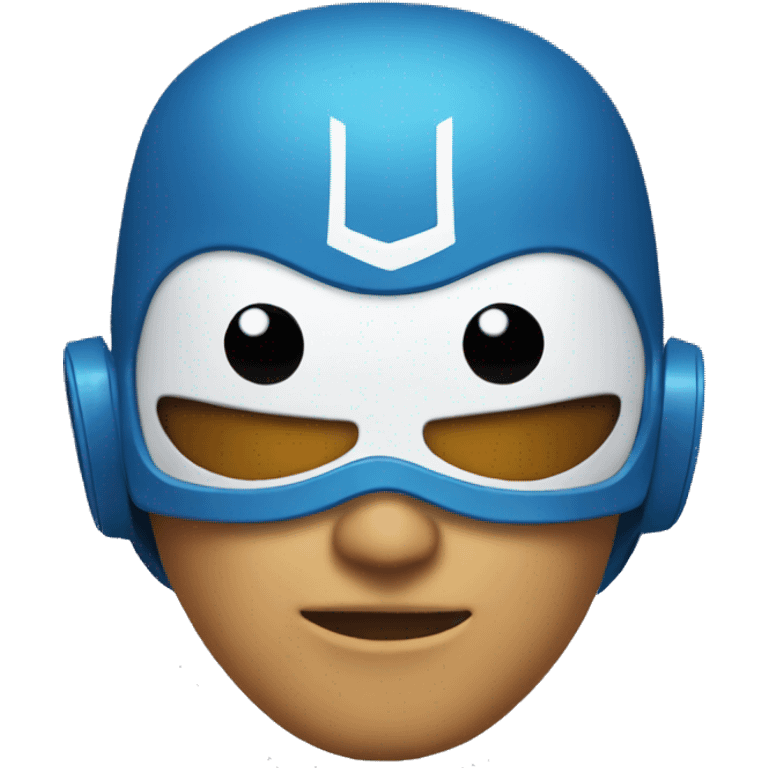 a superhero with a computer for a head emoji