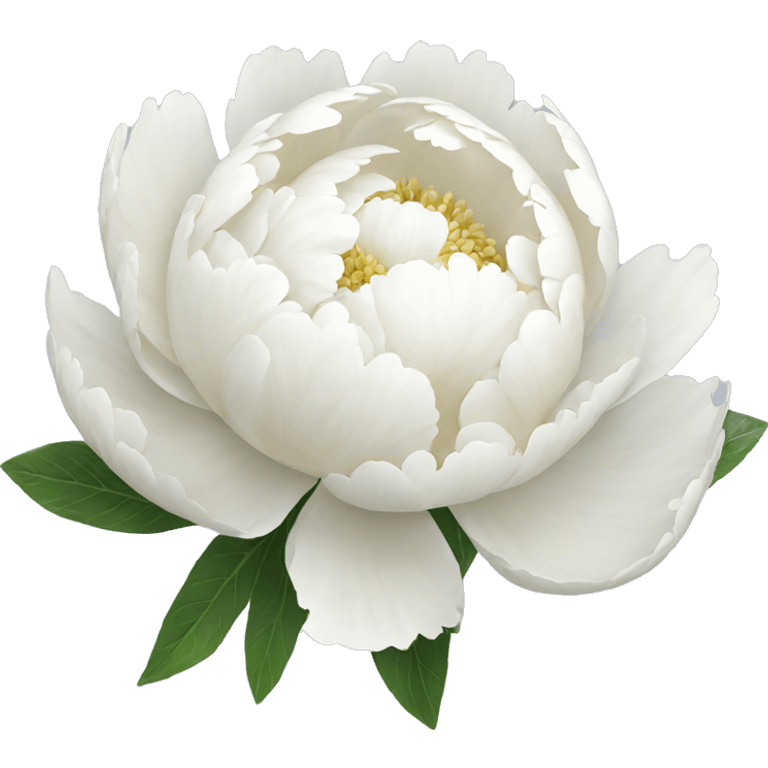 White Peony emoji