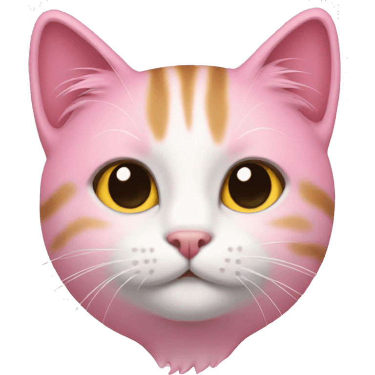 Cat pink emoji