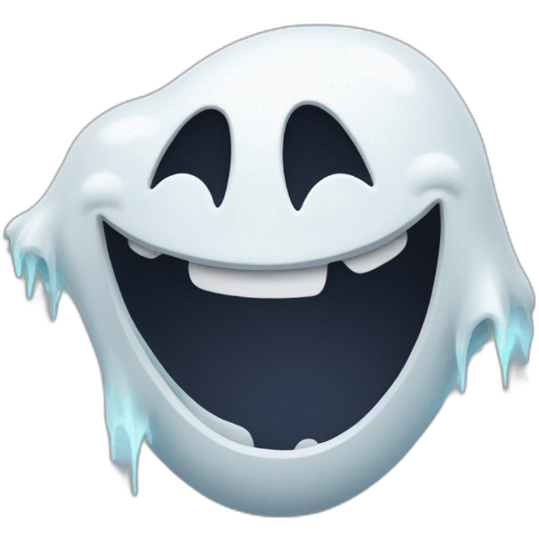 laughing ghost emoji