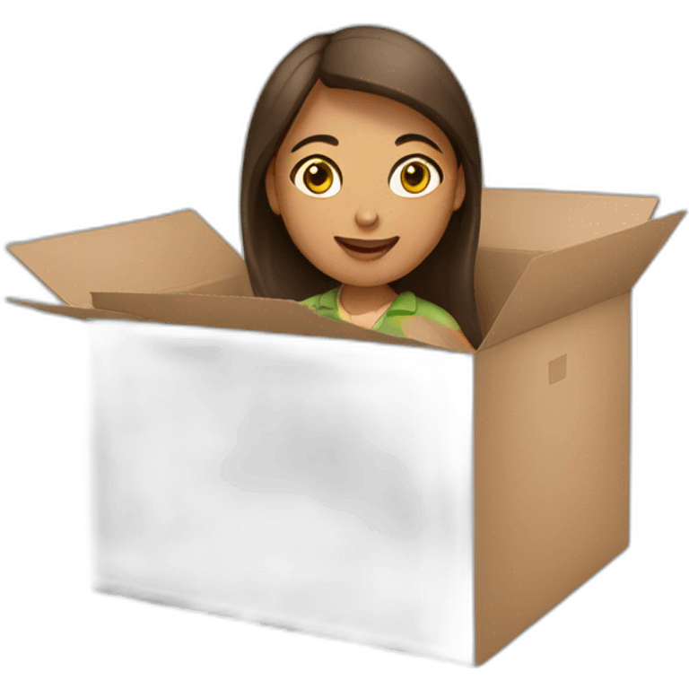 Women delivery box emoji