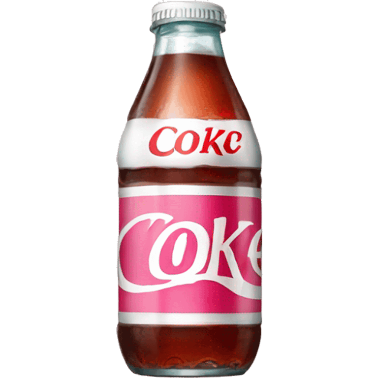 Light pink coke emoji