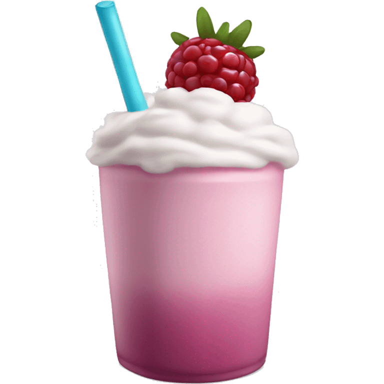 Berry milkshake emoji