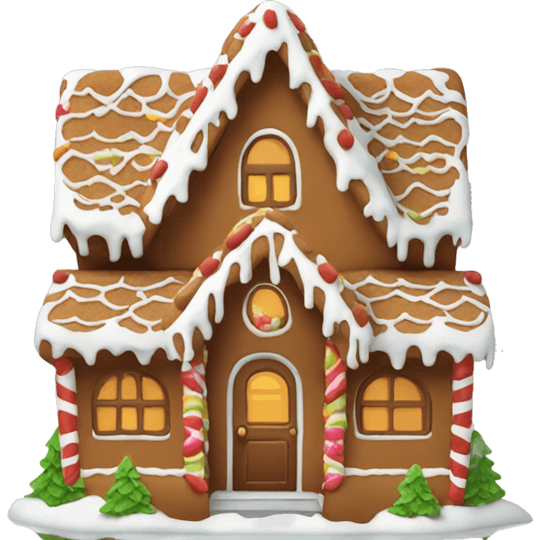 Ginger bread house emoji