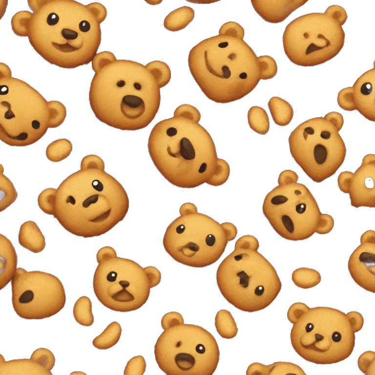 bear made with fried emoji