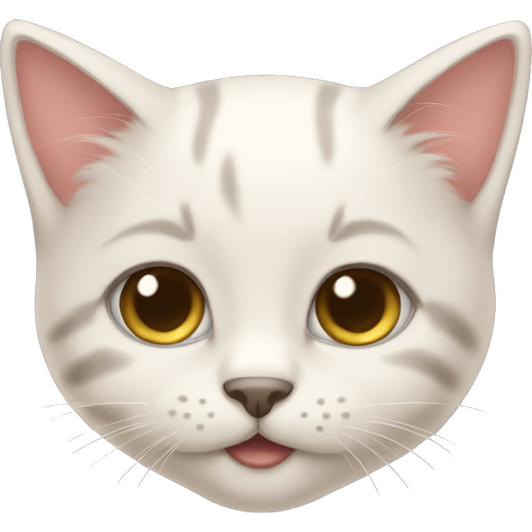 A cute kitten emoji