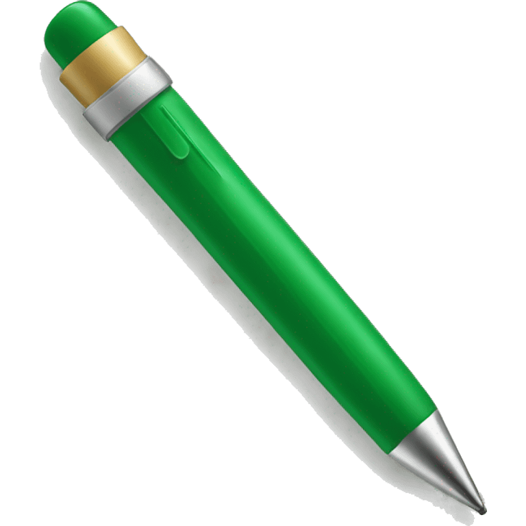 Un stylo vert  emoji