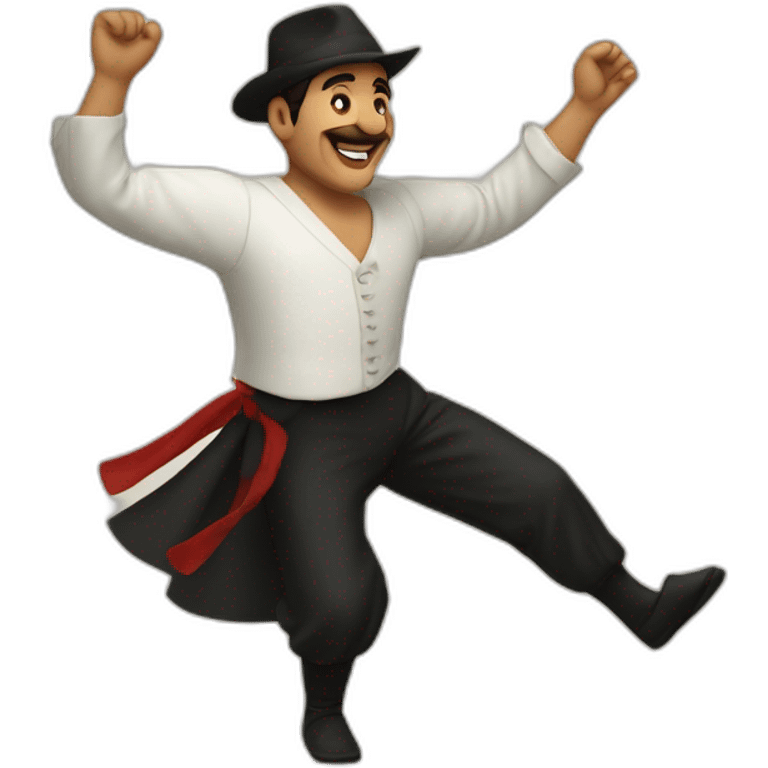 basque man dancing emoji