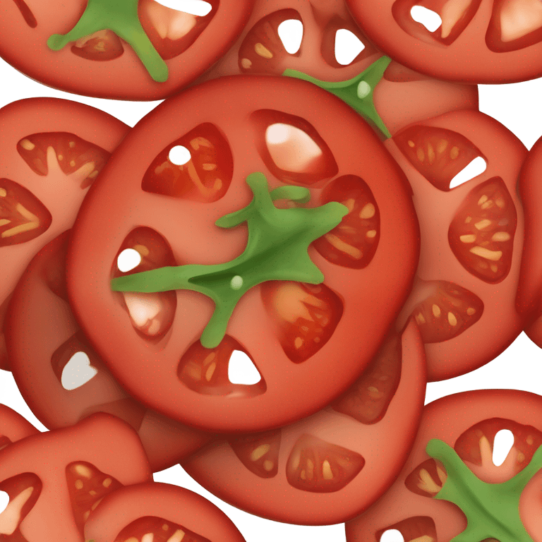 sliced tomato emoji