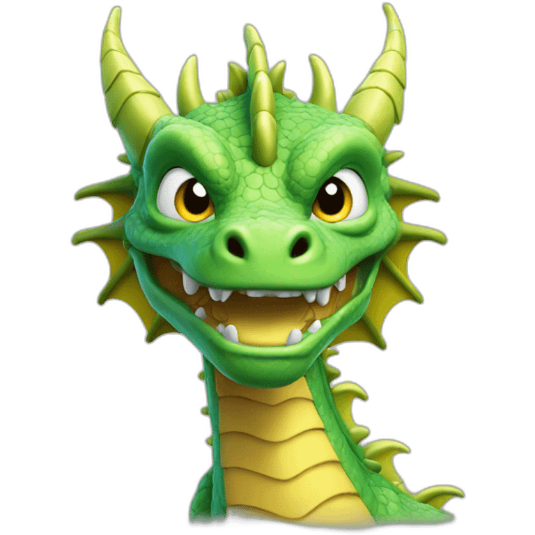 Un Dragon-squelette emoji