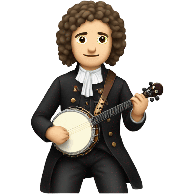 Banjo Johann Sebastian Bach young emoji