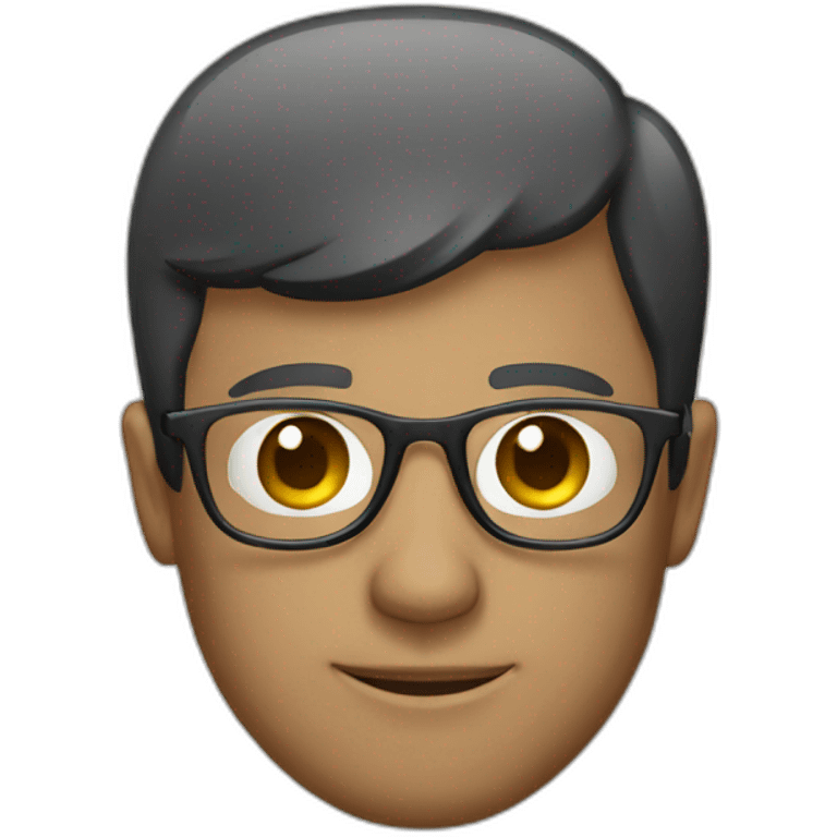 business man glasses emoji