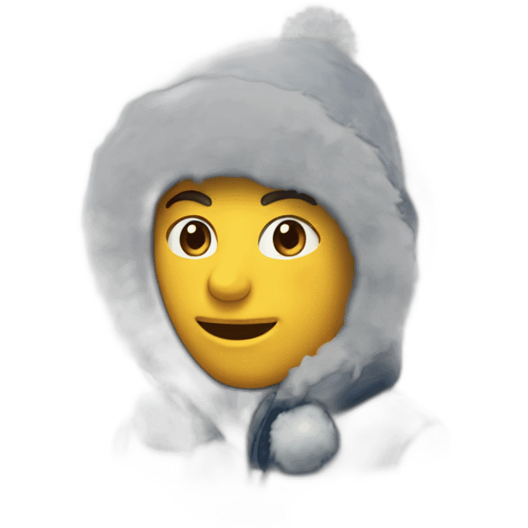 Le visage de l’hiver emoji