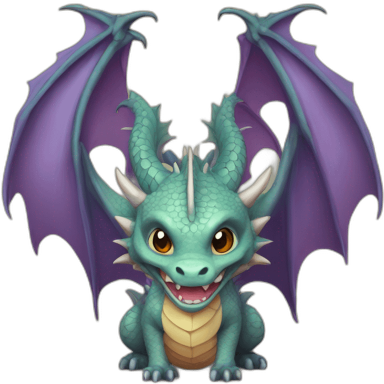 dragon cute BAROQUE emoji