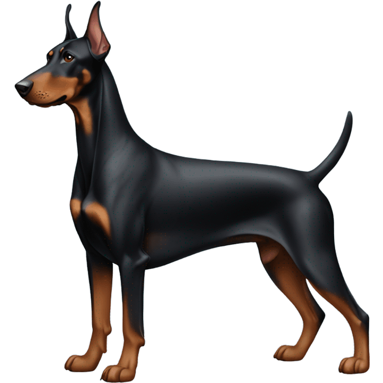 Full body Doberman emoji