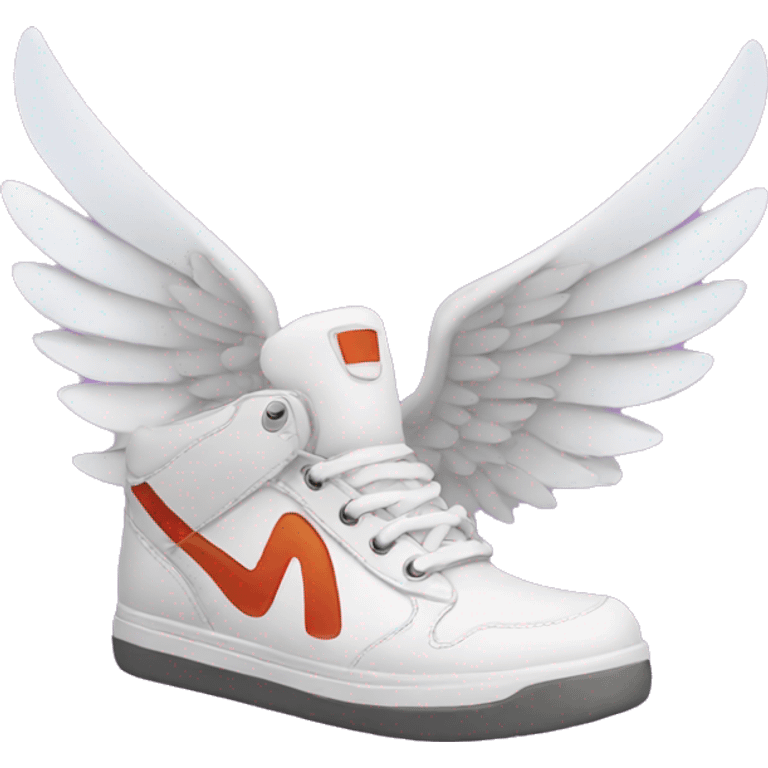 Shoe with wings emoji