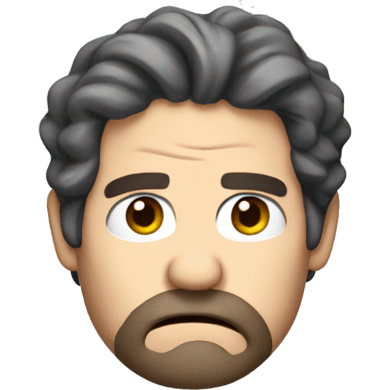 angry paul rudd head with beard emoji