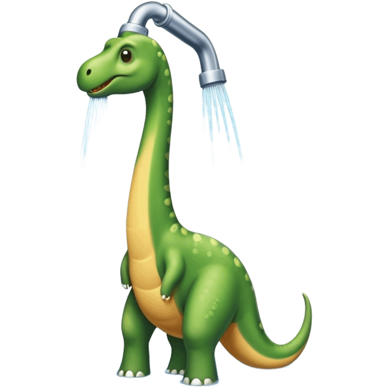 brachiosaurus that takes a shower emoji