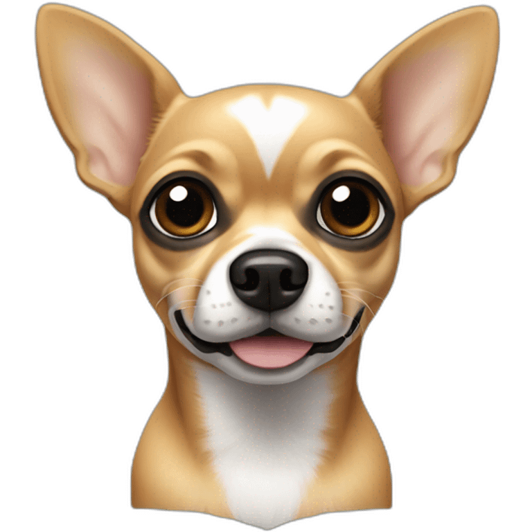 Chihuahua avec des taches noires  emoji