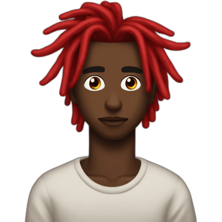 Playboi carti with red dreds emoji