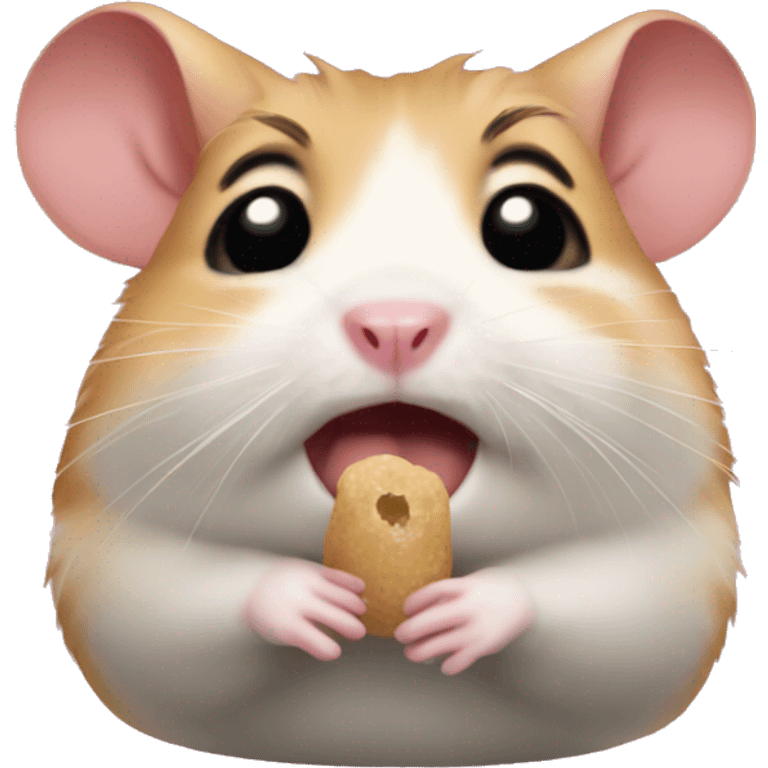 coquette crying hamster emoji