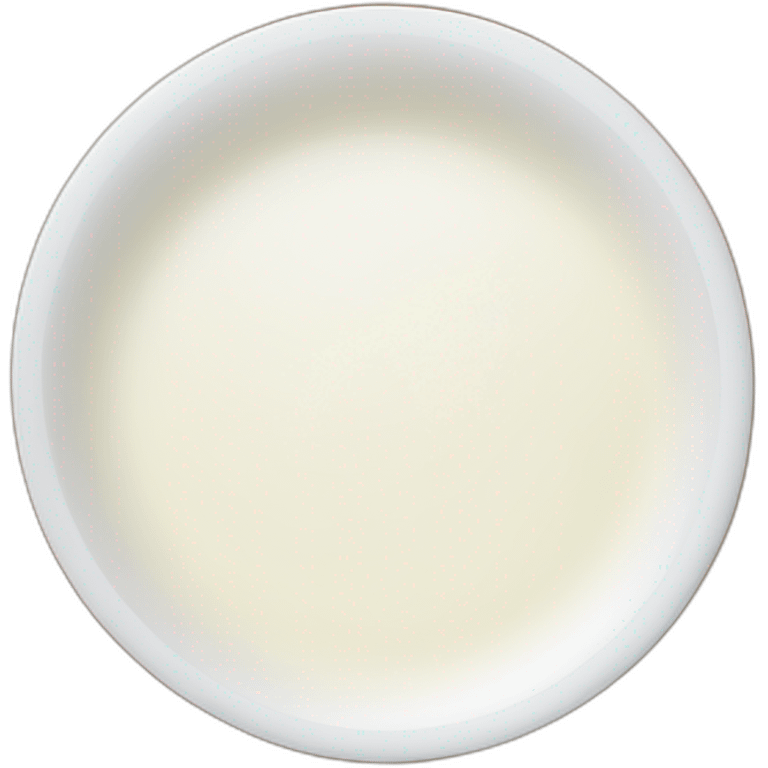 plate of milk emoji