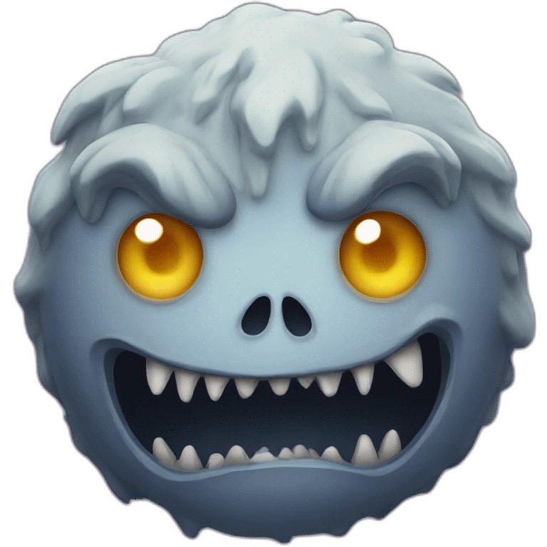 Haunted monster emoji