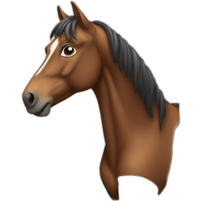 Cheval qui te prend en photo emoji