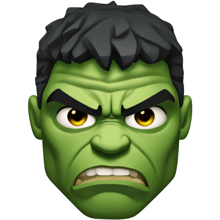 Thug Hulk face emoji