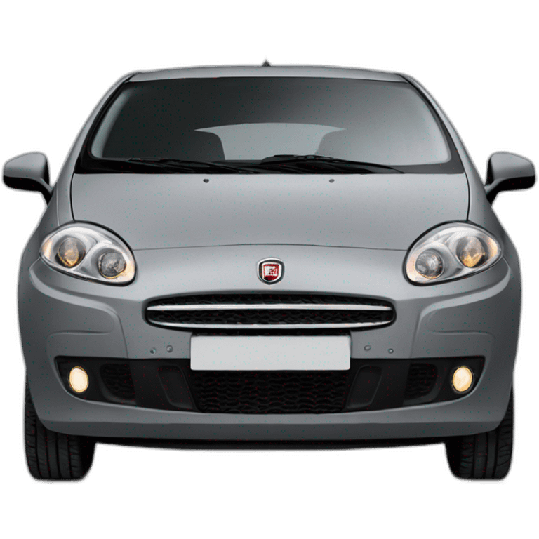 2008 fiat grande punto grey 5 doors emoji