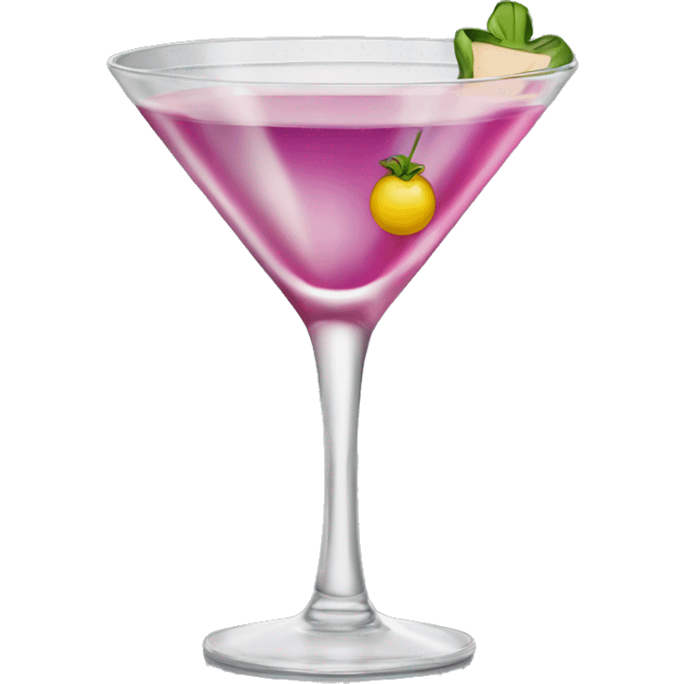 Pornstar martini cocktail glass emoji