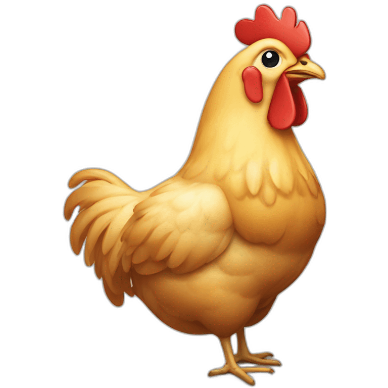 un poulet roti emoji