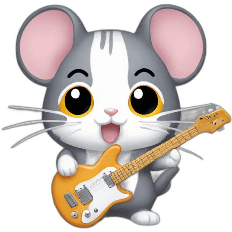 hamtaro cartoon rock emoji